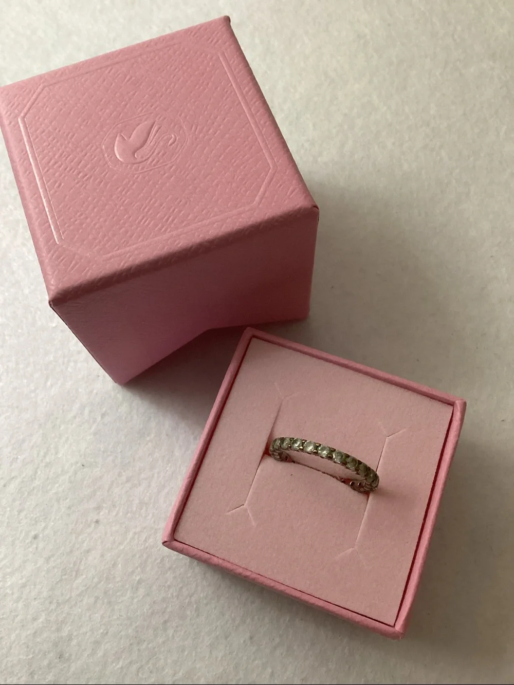 Swarovski Matrix Vittore Band Ring Round Cut Size